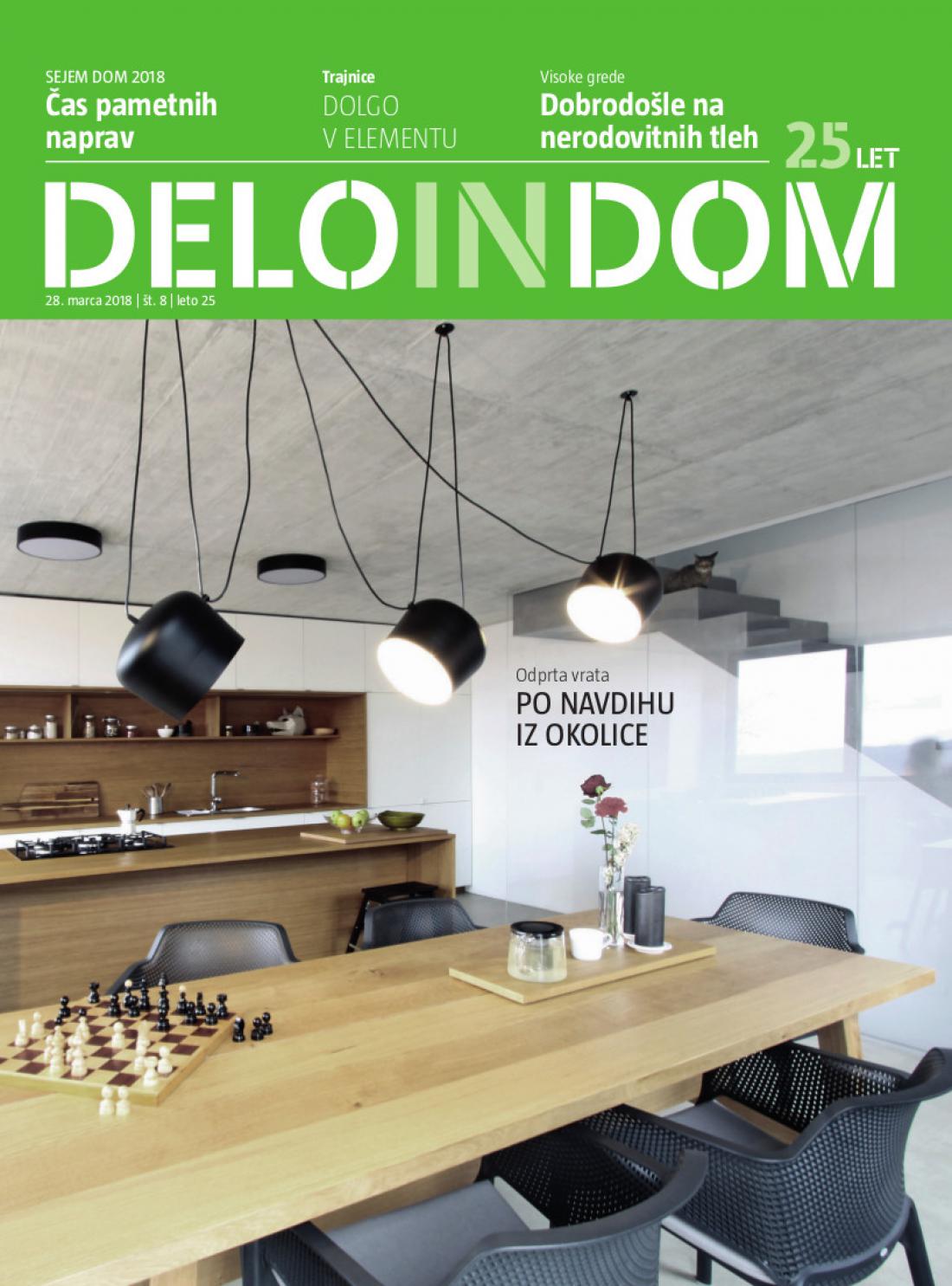 Naslednja številka priloge Deloindom bo Delu in Slovenskim novicam priložena 11. aprila 2018.