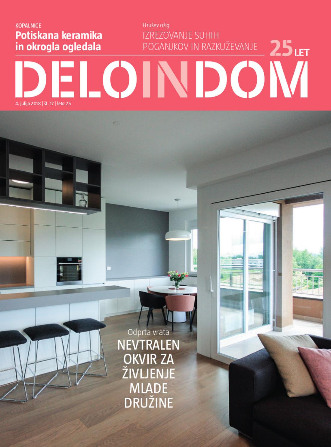 Naslednja številka priloge Deloindom bo Delu in Slovenskim novicam priložena 18. julija 2018.