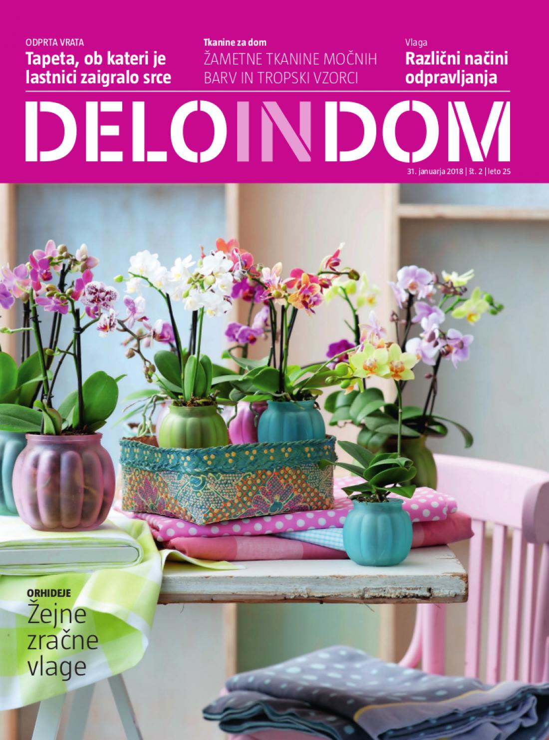 Naslednja številka priloge Deloindom bo Delu in Slovenskim novicam priložena 14. februarja 2018.