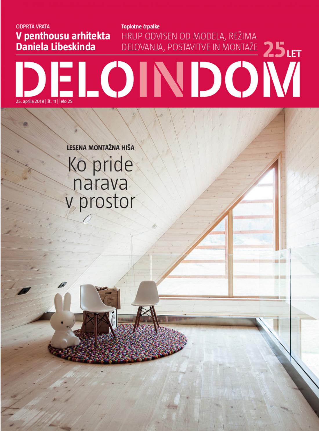 Naslednja številka priloge Deloindom bo Delu in Slovenskim novicam priložena 9. maja 2018.
