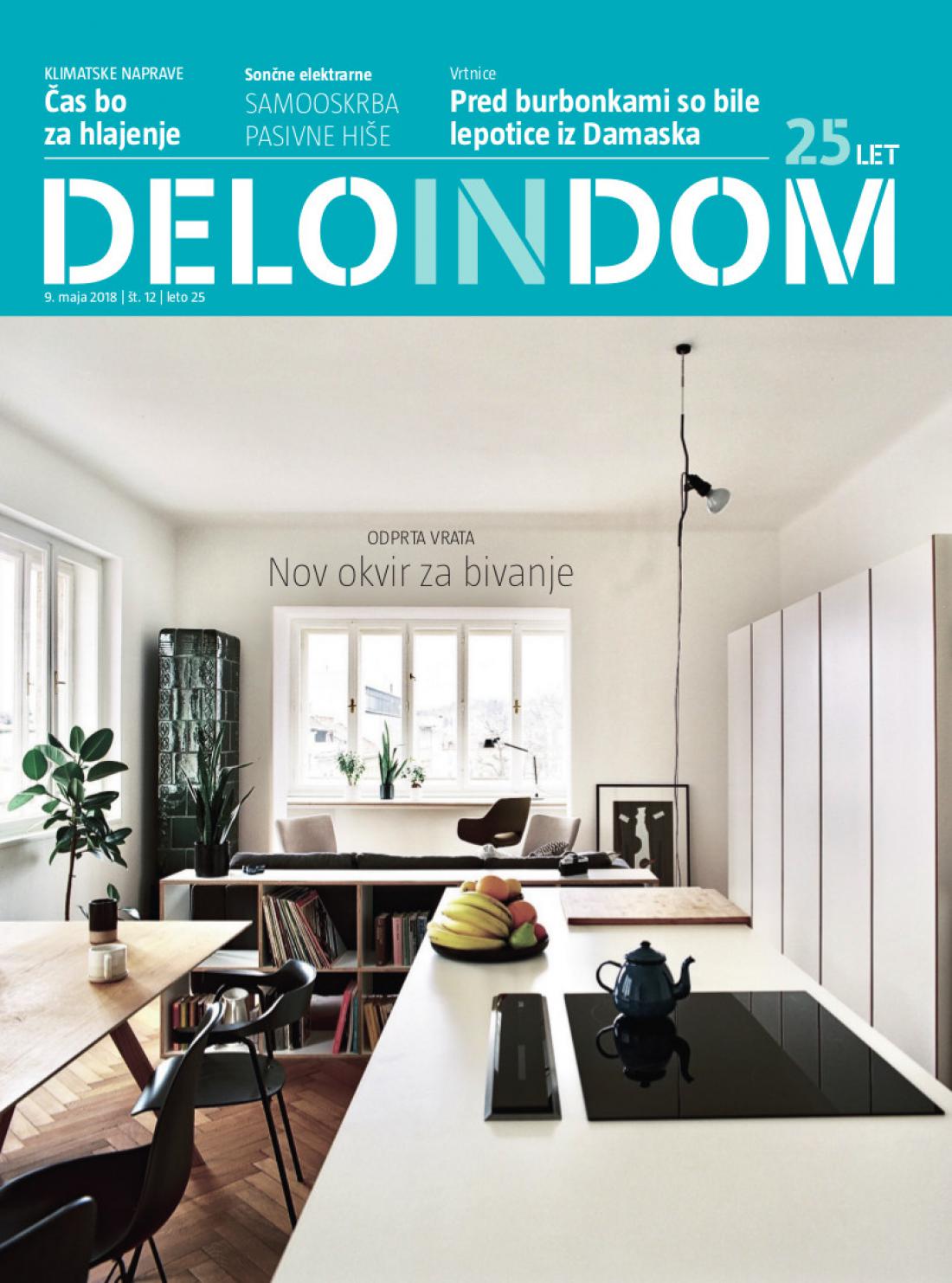 Naslednja številka priloge Deloindom bo Delu in Slovenskim novicam priložena 16. maja 2018.