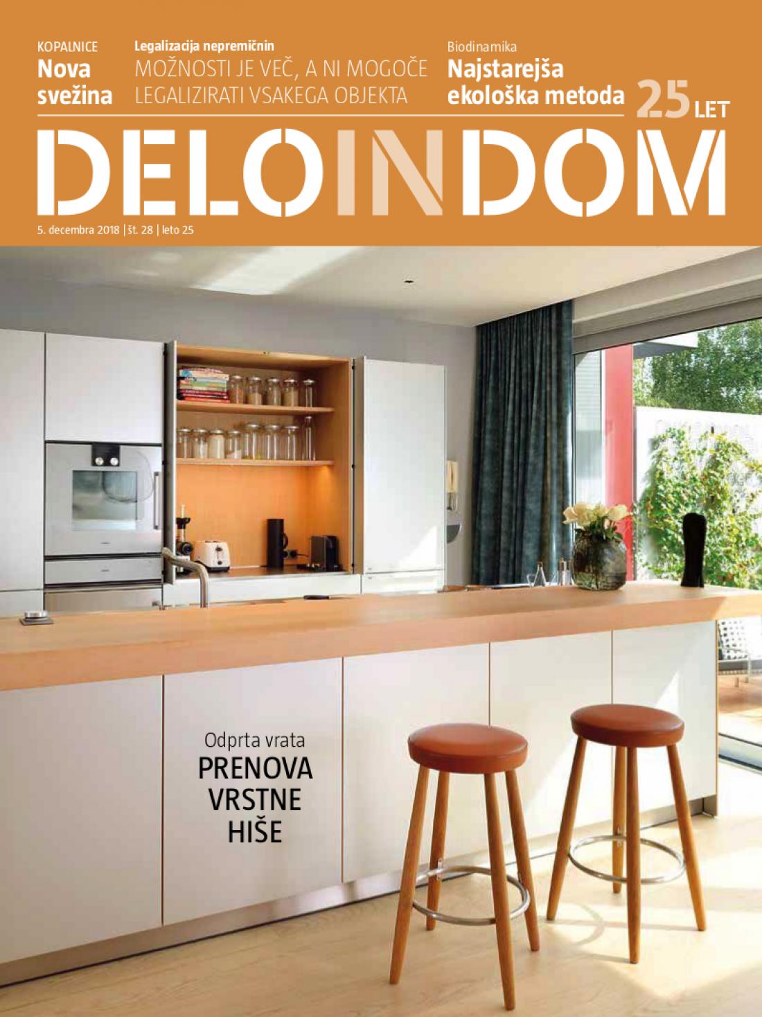 Naslednja številka priloge Deloindom bo Delu in Slovenskim novicam priložena 19. decembra 2018.